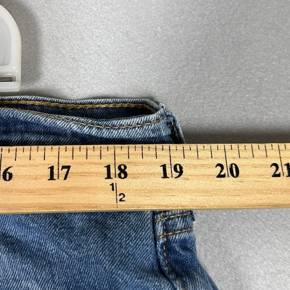 Levis 559 Jeans Mens 38X32 Blue Relaxed Straight Distressed Stretch Denim Pants